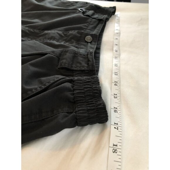 Propper Mens Tactical Cargo Pants 38/32 Black Ripstop Elastic Waist Combat - Picture 7 of 9